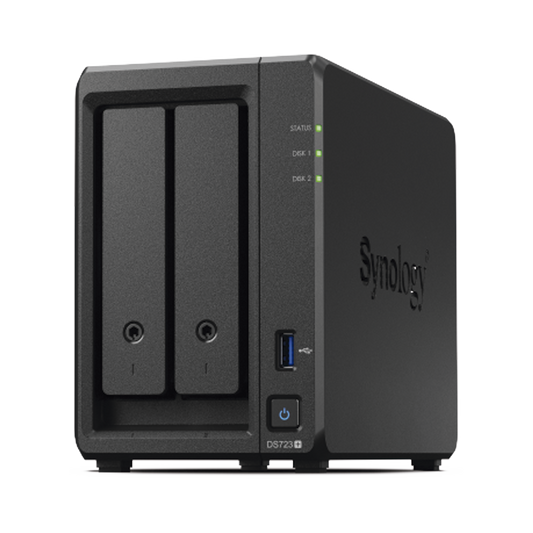 Servidor NAS de 2 BahÃ­as (Expandible a 7 BahÃ­as) / Hasta 126 TB / Servicio Nube Gratis (P2P) / AdministraciÃ³n Remota y Respaldo Programado