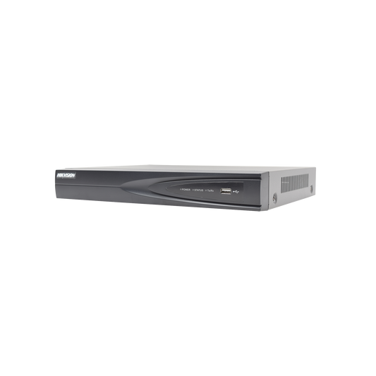 NVR 8 Megapixel (4K) / 4 canales IP / Soporta Cámaras con AcuSense / 1 Bahía de Disco Duro / 4 Puertos PoE+ / Salida de 