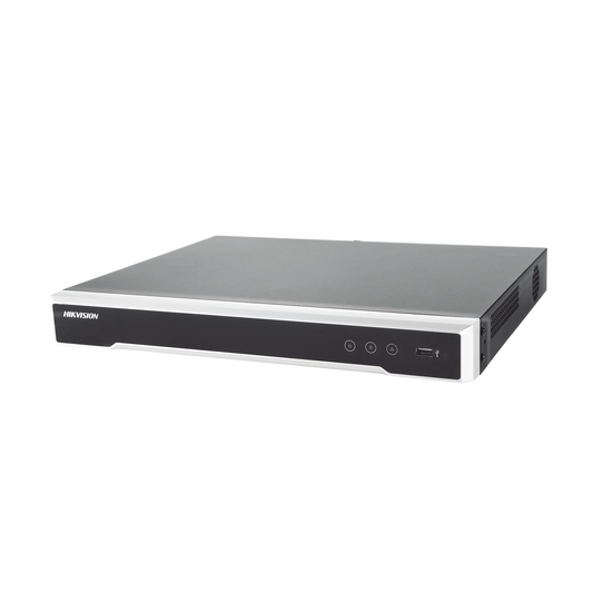 NVR 8 Megapixel (4K) / 16 canales IP / 16 Puertos PoE+ / Soporta Cámaras con AcuSense / 2 Bahías de Disco Duro / Switch 