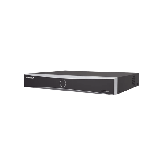 NVR 12 Megapixel (4K) / 16 canales IP / AcuSense (Evita Falsas Alarmas) / Reconocimiento Facial / 1 Bahía de Disco Duro / HDMI en 4K / Sin Puertos PoE+