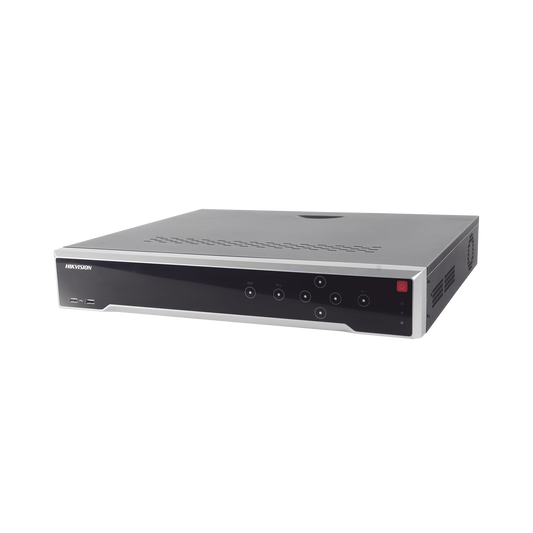 NVR 12 Megapixel (4K) / 32 Canales IP / 16 Puertos PoE+ / Soporta Cámaras con AcuSense / Switch PoE 300 mts / HDMI en 4K