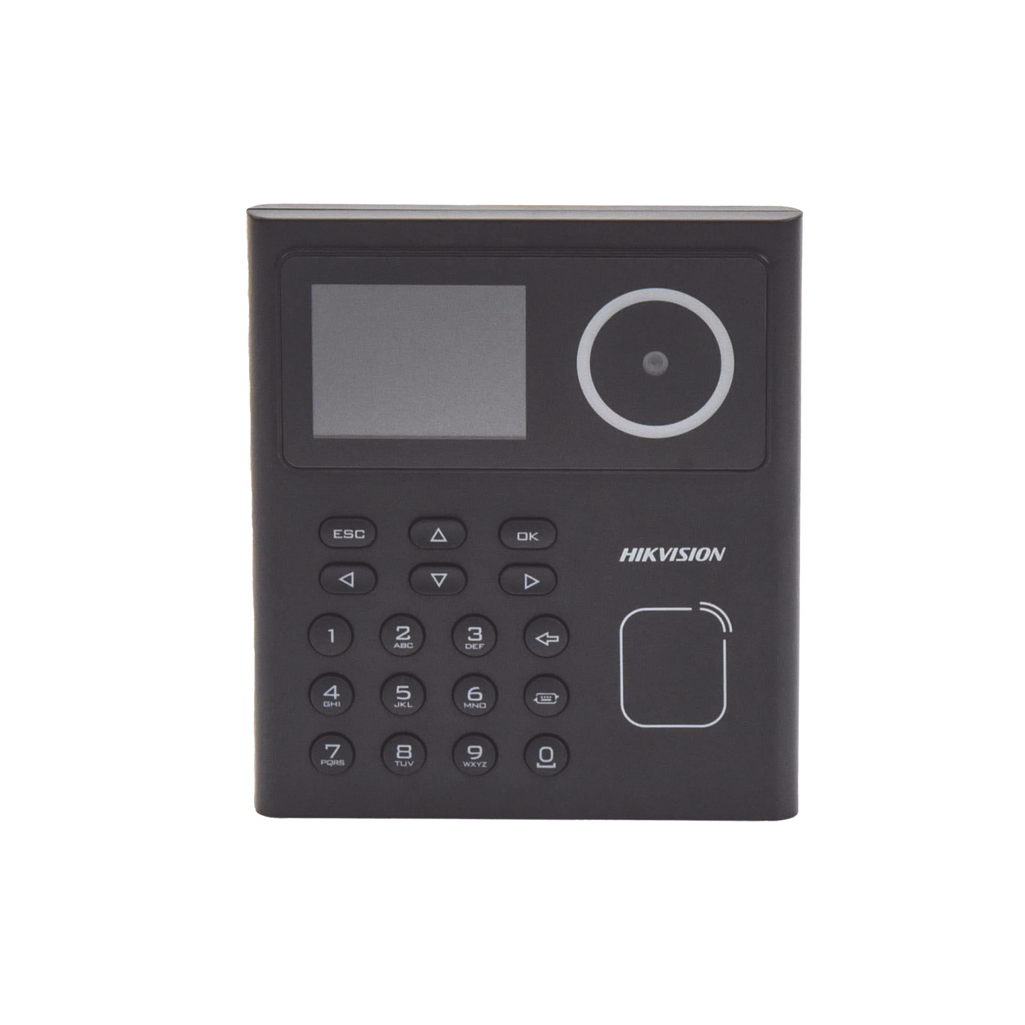 Terminal Facial Min Moe Administrable por Smartphone o Nube / Acceso y Asistencia / Lector PROX EM / 500 rostros / Detección de Cubrebocas / HikConnect / Reconocimiento a 1.5 mts de distancia