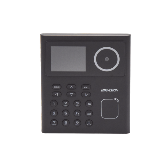Terminal Facial Min Moe Administrable por Smartphone o Nube / Acceso y Asistencia / Lector PROX EM / 500 rostros / Detección de Cubrebocas / HikConnect / Reconocimiento a 1.5 mts de distancia