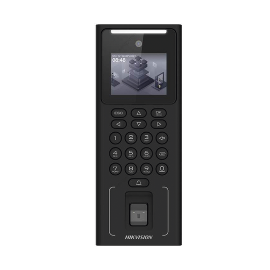 Terminal Facial Min Moe WiFi Administrable por Smartphone o Nube / Acceso y Asistencia / 500 Rostros y Lector de Tarjetas PROX EM / 3,000 Huellas / 3,000 Tarjetas