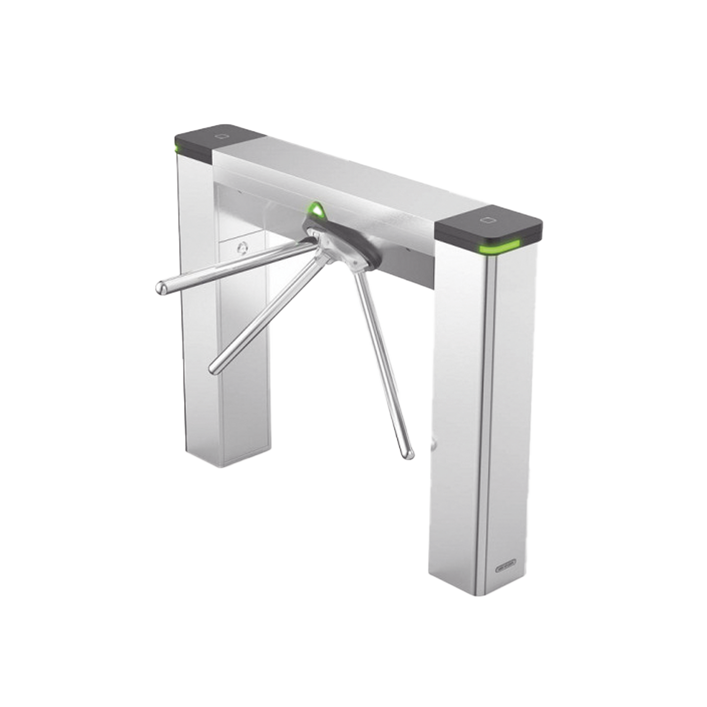 Torniquete Trípode Bidireccional de Acero Inoxidable / 3 Millones de Ciclos MCBF / Interior y Exterior Protegido / LEDs indicadores de Entrada y Salida /Tipo Puente