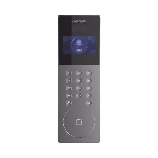 Videoportero IP Multiapartamento con Reconocimiento Facial / Llamada a App HikConnect (requiere monitor) / Protección IP