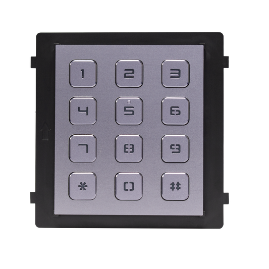 Módulo de Teclado para Frente de Calle Modular / Desbloqueo de Puerta Mediante Código / Llamada a monitor. | HIKVISION
