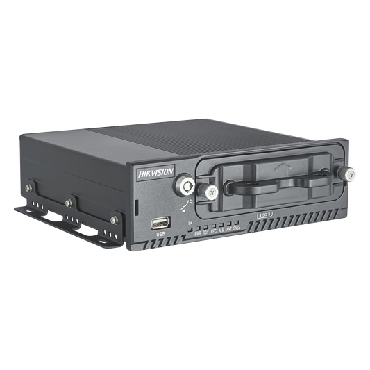 DVR Móvil 4 Canales 720P / Soporta 3G, GPS y WiFi / 1 TB de Disco Incluido / Monitoreo Remoto / Soporta Memoria SD | HIK