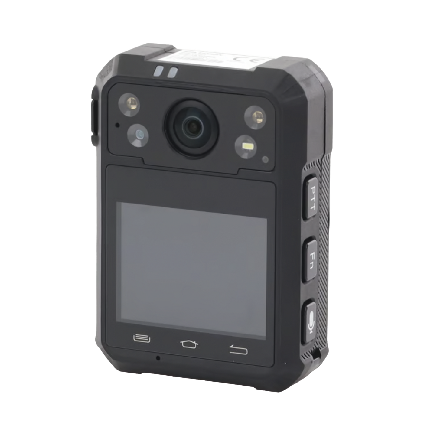 Body Camera Portátil / Grabación a 1920 Ã— 1080p / Pantalla Frontal 1.77" TFT / Conexión Remota 4G / WiFi / GPS / Fotos de Hasta 40 Megapixel / IP68 / H.265 / 128 GB de Almacenamiento / Microfono Integrado