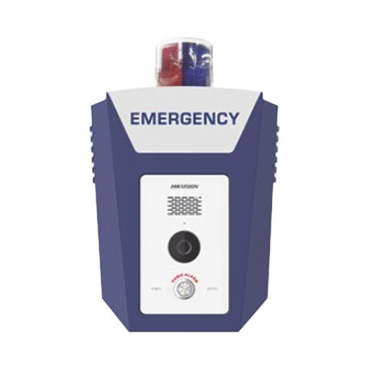 EstaciÃ³n de Alarma de Panico de Emergencia / CÃ¡mara 2 Megapixel / Video y Audio / Sirena y Estrobo (Azul y Rojo) / 10 Mts de IR / ISUP