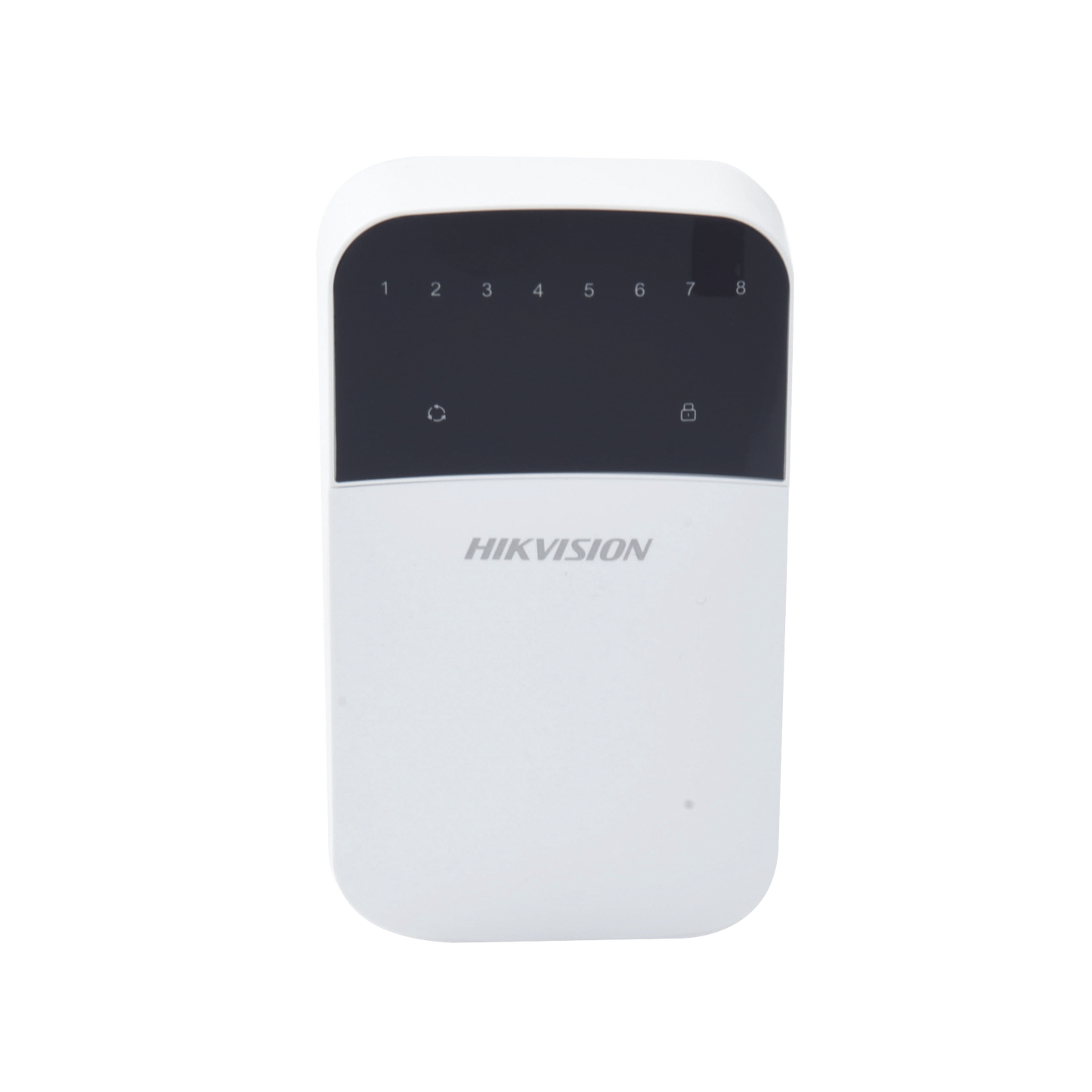 Teclado de LEDs / Cableado / 8 Zonas / Compatible con Panel Hibrido Hikvision DS-PHA64-W4P y DS-PHA64-W4P2