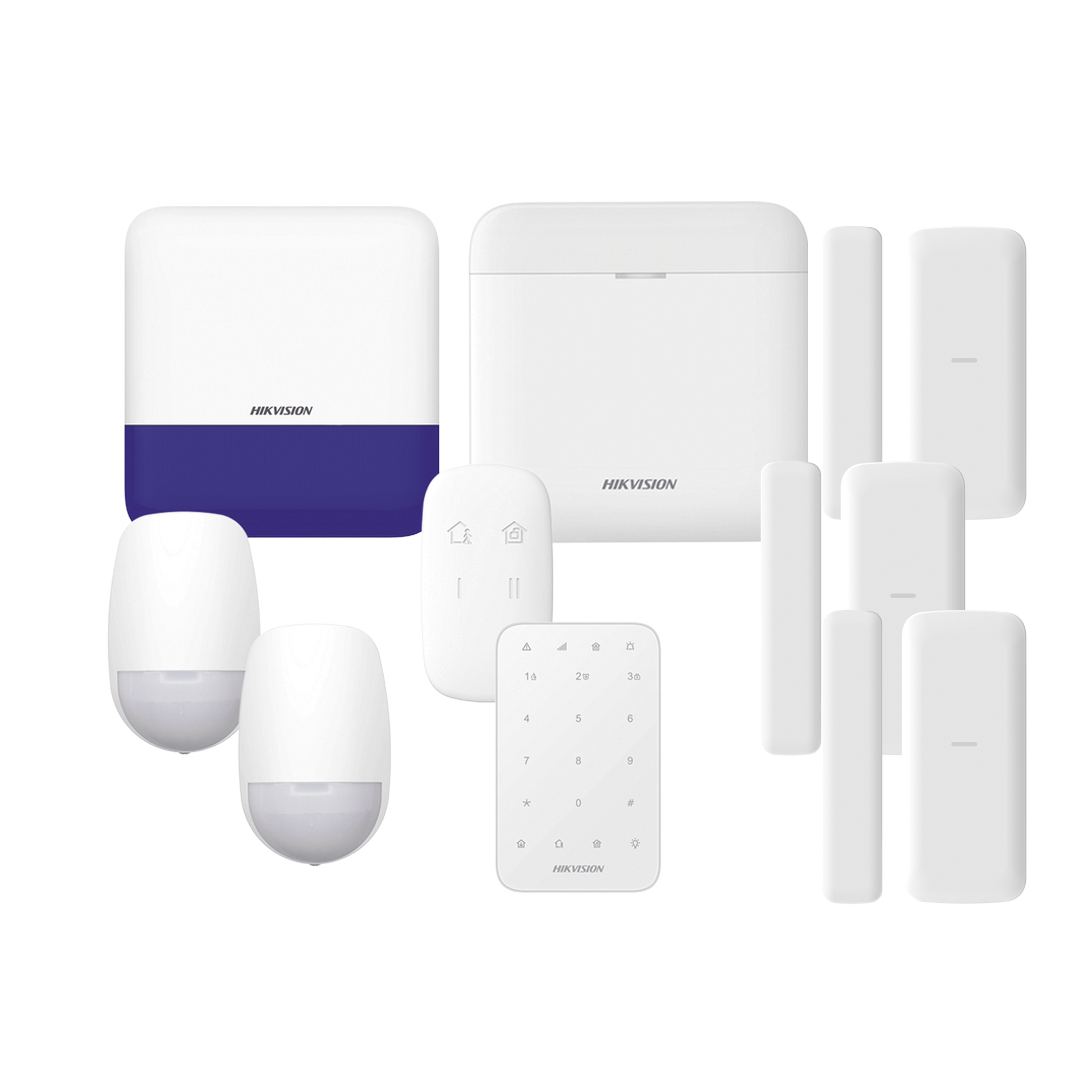(AX PRO) KIT de Alarma AXP RO / Incluye: 1 Hub con bateria de respaldo/ 2 Sensores PIR / 3 Contactos MagnÃ©ticos mini / 1 ...