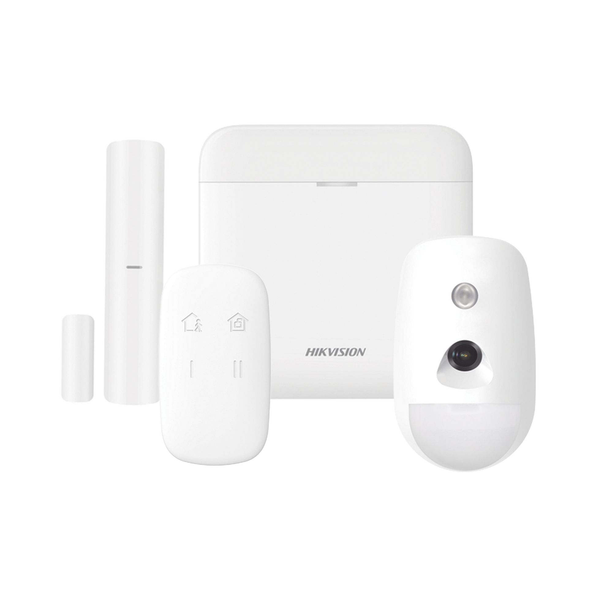 (AX PRO) KIT de Alarma AX PRO / Incluye: 1 Hub con bateria de respaldo / 1 Sensor PIR / 1 Contacto MagnÃ©tico / 1 Control ...