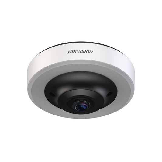 Fisheye IP 12 Megapixel (4K) / Para Detección de Espacios de Estacionamiento / 16 Espacios Ocupados o Libres / Interior / PoE / Color Azul y Rojo / IA Integrado
