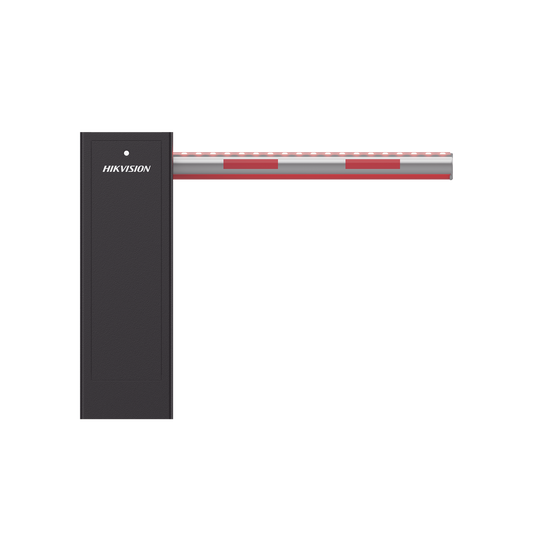 Barrera Vehicular DERECHA / Brazo con Iluminación LED Rojo/Verde de 4 mts Incluido / 3 Seg para Apertura / Cierre Automático con Tiempo Configurable / 2,500,000 MCBF / Compatible con Cualquier Control de Acceso