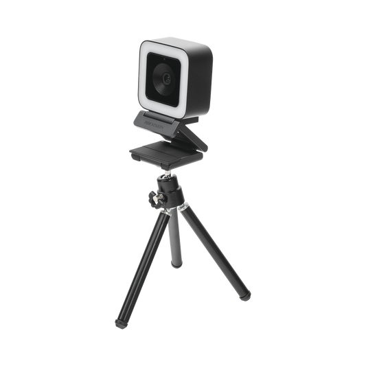 Cámara Web ALTA DENIFICIÓN (1080p) / Aro de Luz Interconstruido / Gran Angular / Micrófono Integrado / Conector USB de 2