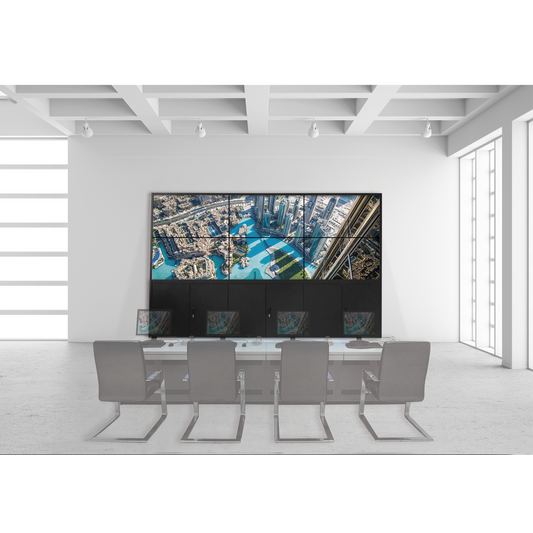 Kit Videowall 3X2 / Incluye 6 Pantallas de 55" / Decoder / Base de Piso / Accesorios de Instalación | HIKVISION