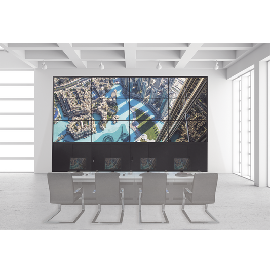 Kit Videowall 4X3 / Incluye 12 Pantallas de 55" / Decoder / Base de Piso / Accesorios de Instalación | HIKVISION