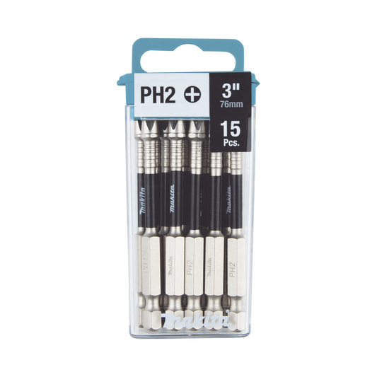 Broca Reforzada de 3" Phillips #2 Impact XPSÂ®, Paq. c/15 piezas