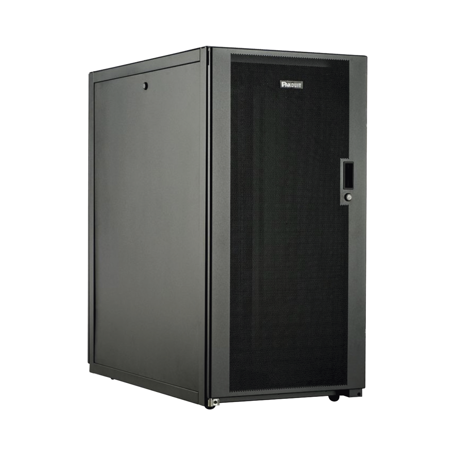 Gabinete Profesional de Telecomunicaciones, de Piso, 24 UR, 600 mm de Ancho y 1070 mm de Profundidad, Color Negro | PAND