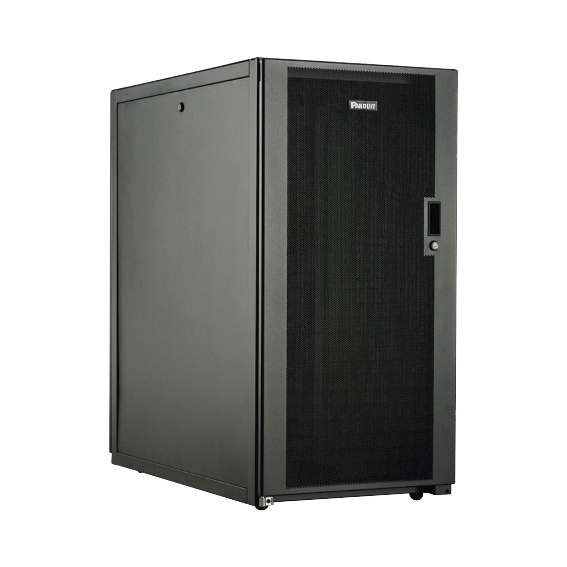 Gabinete Profesional de Telecomunicaciones, de Piso, 24 UR, 600 mm de Ancho y 1070 mm de Profundidad, Color Negro | PAND