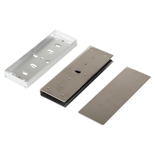 Soportes tipo "U" para puerta de vidrio para serie de 600 libras (interior)