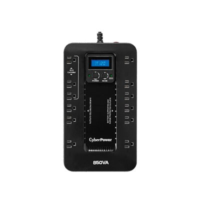 UPS de 850 VA/510 W, TopologÃ­a Standby con Modo Ahorrador ECO, Entrada 120 Vca NEMA 5-15P, Con 12 Tomas NEMA 5-15R