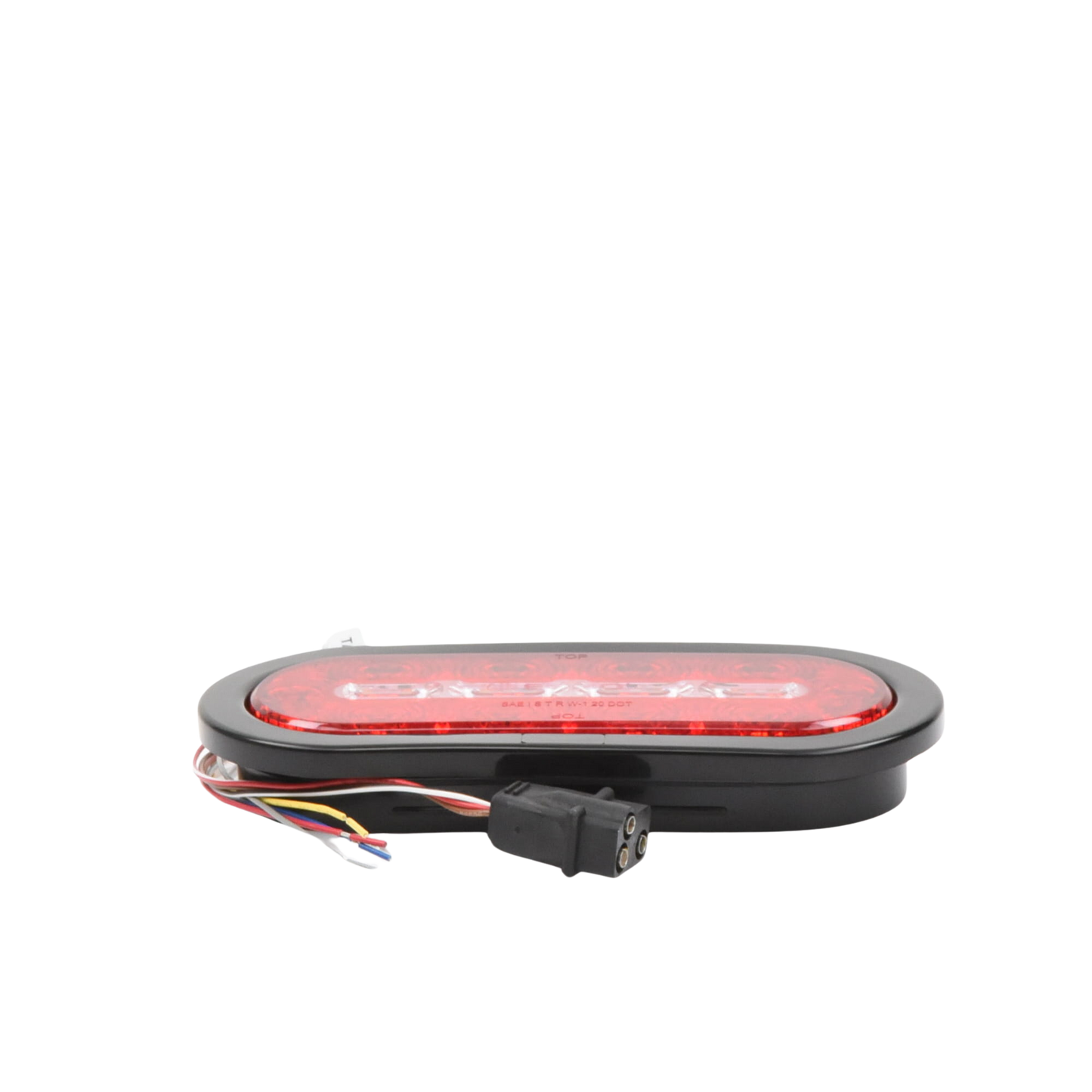PlafÃ³n Ovalado de 7.5" Para Camiones de Transporte, 18 LED Ultra Brillantes, Color Rojo/Claro/Ambar