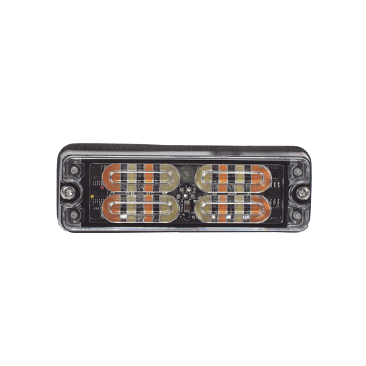 Luz Perimetral, 12 LED Ultra Brillantes, Color Ãmbar / Claro