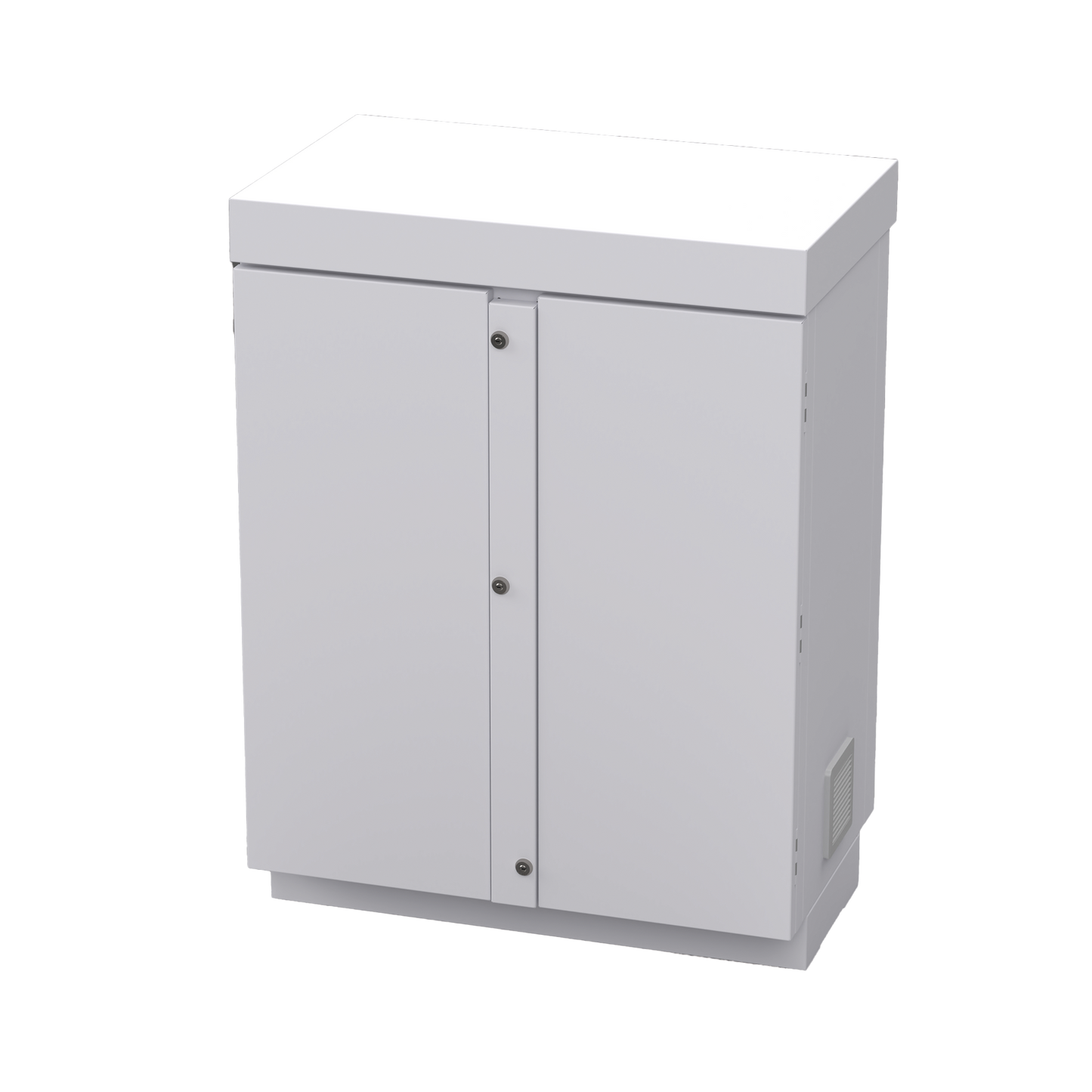 Gabinete de LÃ¡mina Galvanizada para  BaterÃ­as (Hasta 12 BaterÃ­as PL110D12) y Equipo de ComunicaciÃ³n.