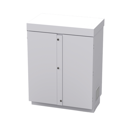 Gabinete de LÃ¡mina Galvanizada para  BaterÃ­as (Hasta 12 BaterÃ­as PL110D12) y Equipo de ComunicaciÃ³n.