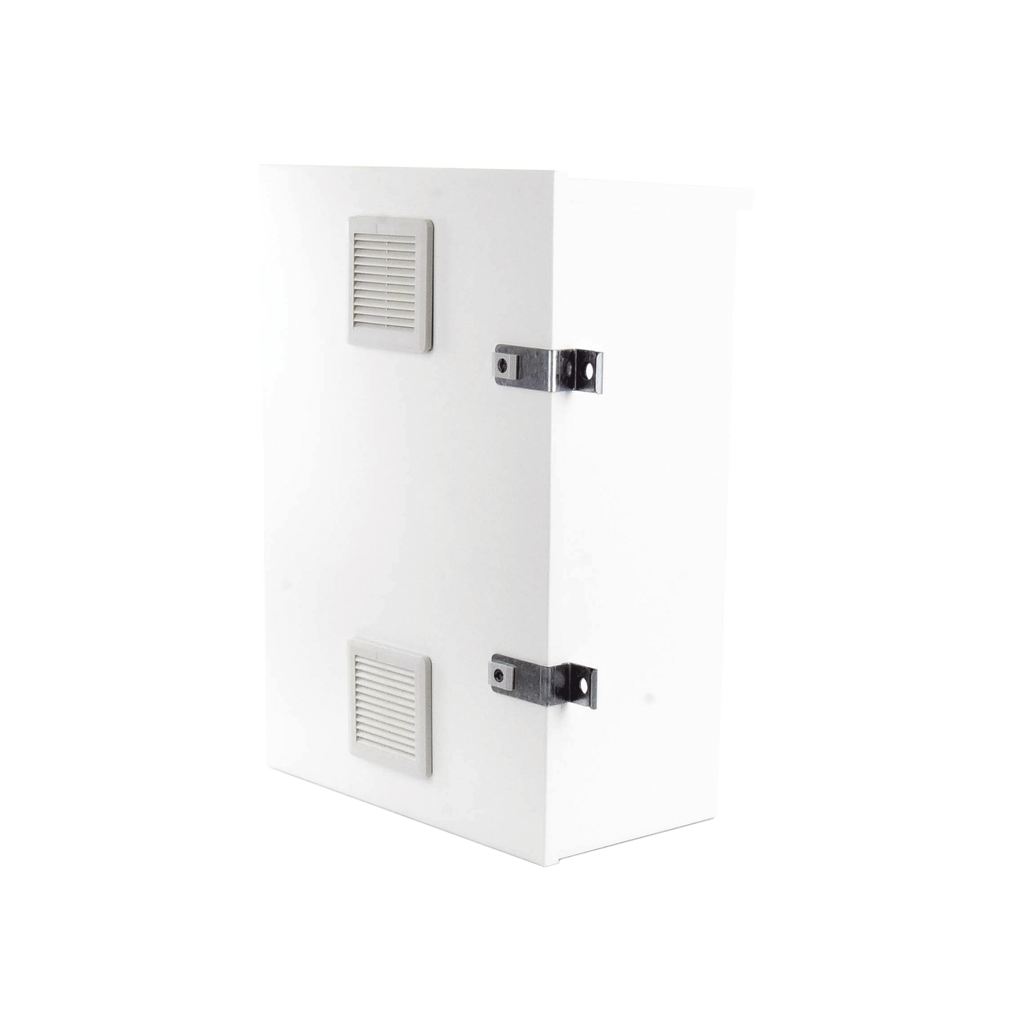 Gabinete para instalaciÃ³n de 2 BaterÃ­as PL110D12, Fabricado en LÃ¡mina Galvanizada, Accesorios para piso o poste (No incluidos)