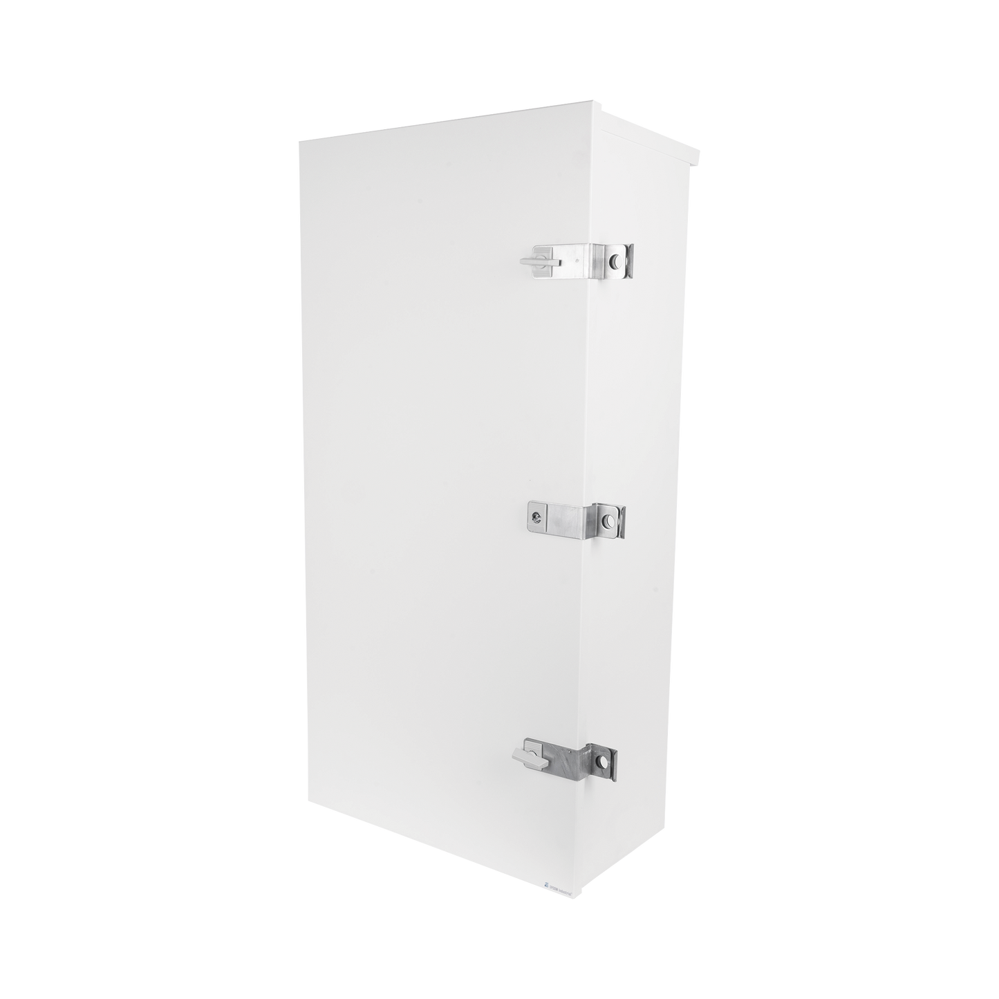 Gabinete para instalaciÃ³n de 3 BaterÃ­as PL110D12, Fabricado en LÃ¡mina Galvanizada, Accesorios para piso o poste (No incluidos)