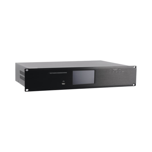 Controlador de Conferencias Digital | Audio Streaming | Hasta 4096 MicrÃ³fonos Cableados, 300 InalÃ¡mbricos | Webserver | 17 Salidas Balanceadas |