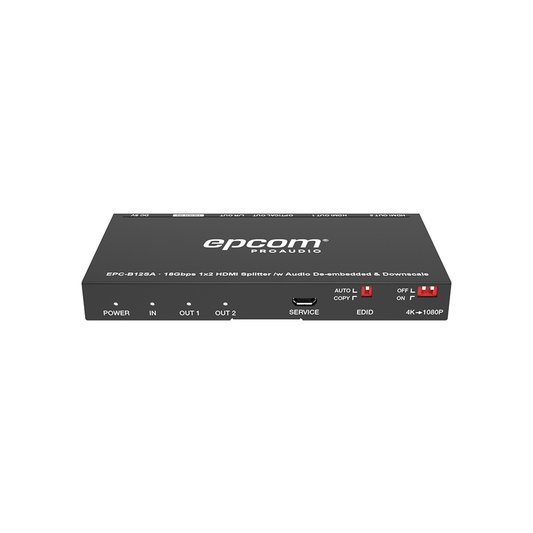 Splitter HDMI 1x2 |Â 4K@60Hz | Extractor de Audio | Down Scaler | HDR  4:4:4 | EDID | 18Gbps