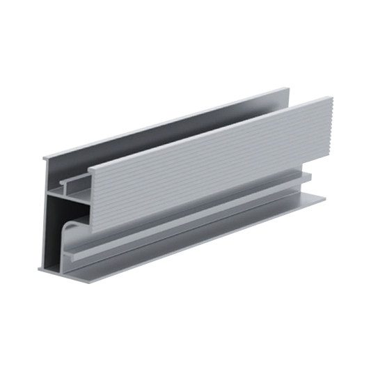 Riel 3 para montaje de mÃ³dulos fotovoltaicos de aluminio anodizado de 4400mm.