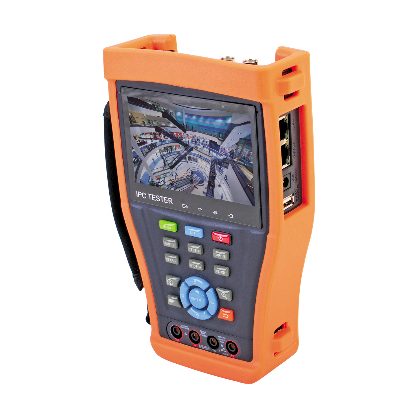 Probador de Video con Pantalla LCD de 4.3" para IP / HD-TVI 3.0 (hasta 3MP) / AnÃ¡logo, MultÃ­metro Digital, Salida HDMI, WiFi