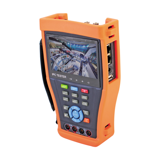 Probador de Video con Pantalla LCD de 4.3" para IP / HD-TVI 3.0 (hasta 3MP) / AnÃ¡logo, MultÃ­metro Digital, Salida HDMI, WiFi