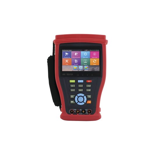 Probador de Video Android con Pantalla LCD de 4.3" para IP 4K / HD-TVI (8MP), HD-CVI (8MP), AHD (5MP) / MultÃ­metro Digital, HDMI Entrada/ Salida, WiFi