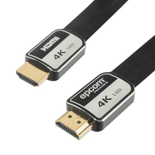Cable HDMI de 3m | Alta DefiniciÃ³n | Version 2.0 | Alta velocidad 18Gbps | 4K@60Hz | Conectores Chapados en Oro | Tipo Plano