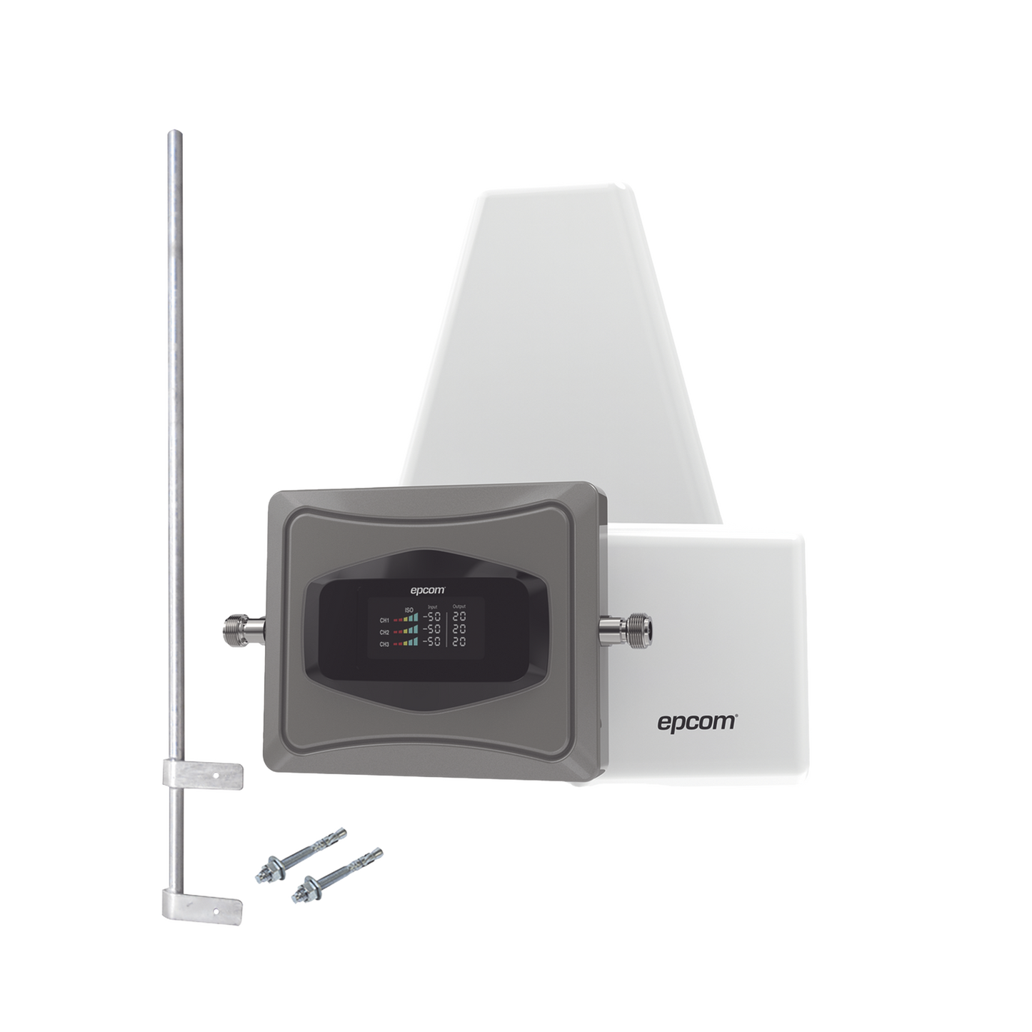 Kit Amplificador de SeÃ±al Celular 4G/ Incluye MÃ¡stil / Mejora las llamadas convencionales y VoLTE / Soporta datos de tecnologÃ­as 2G, 3G y 4G de TELCEL, AT&T y MOVISTAR / Cubre hasta 500 m2.