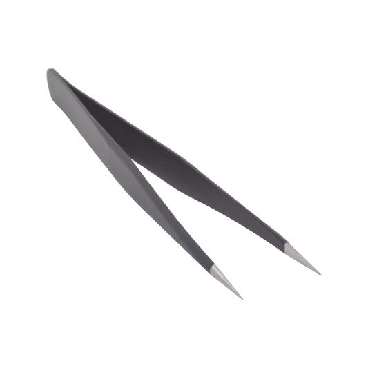 Pinzas AntiestÃ¡ticas Inoxidable con Pintura AntiestÃ¡tica. Mango Esbelto, Punta Afilada.
