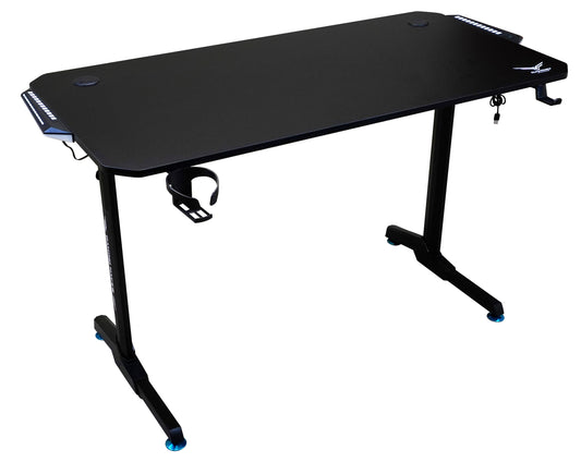 Escritorio gaming Naceb de fibra de carbono con iluminacion LED NA-0628