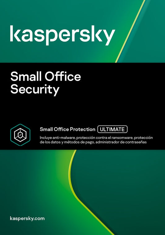 Small Office KASPERSKY ESD, 20 licencias + 2 servidores, 3 años