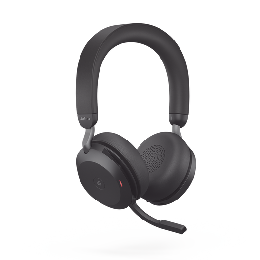 Jabra Evolve2 75, Auricular stereo versiÃ³n MS con cancelaciÃ³n de ruido activa, dongle USB-A indicador de ocupado (Busylight)(27599-999-999)