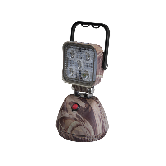 LÃ¡mpara de trabajo de mano con baterÃ­a recargable y montaje magnÃ©tico