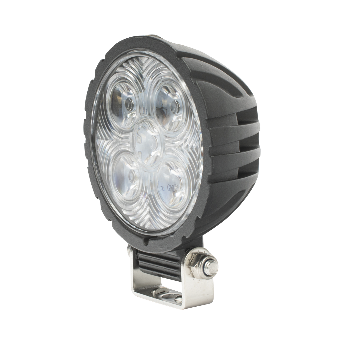 LÃ¡mpara de trabajo de 5 LED, haz de inundaciÃ³n, redondo, 800 Lumenes, 12-24 Vcc