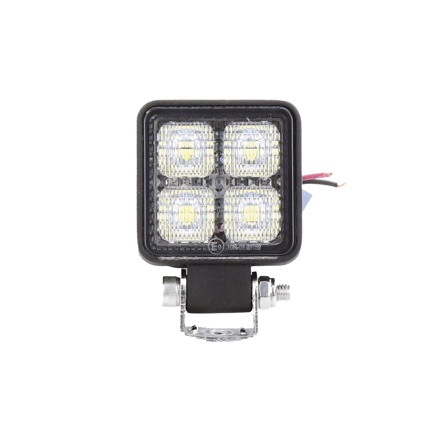 Luz de trabajo de 4 LED de 10 Watt, 12-24 Vcd, 800 lÃºmenes