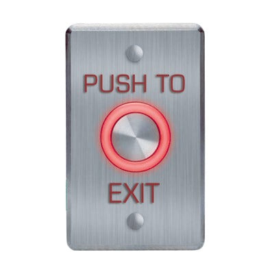 BotÃ³n de salida Piezo-elÃ©ctrico/ con temporizador / color de LED configurable/ IP65.