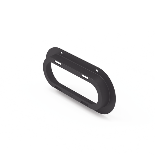 Brida de policarbonato, Color Negro, Accesorio para plafÃ³n Serie ED3060